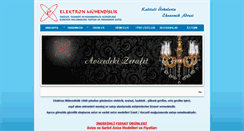 Desktop Screenshot of elektronmuhendislik.com.tr